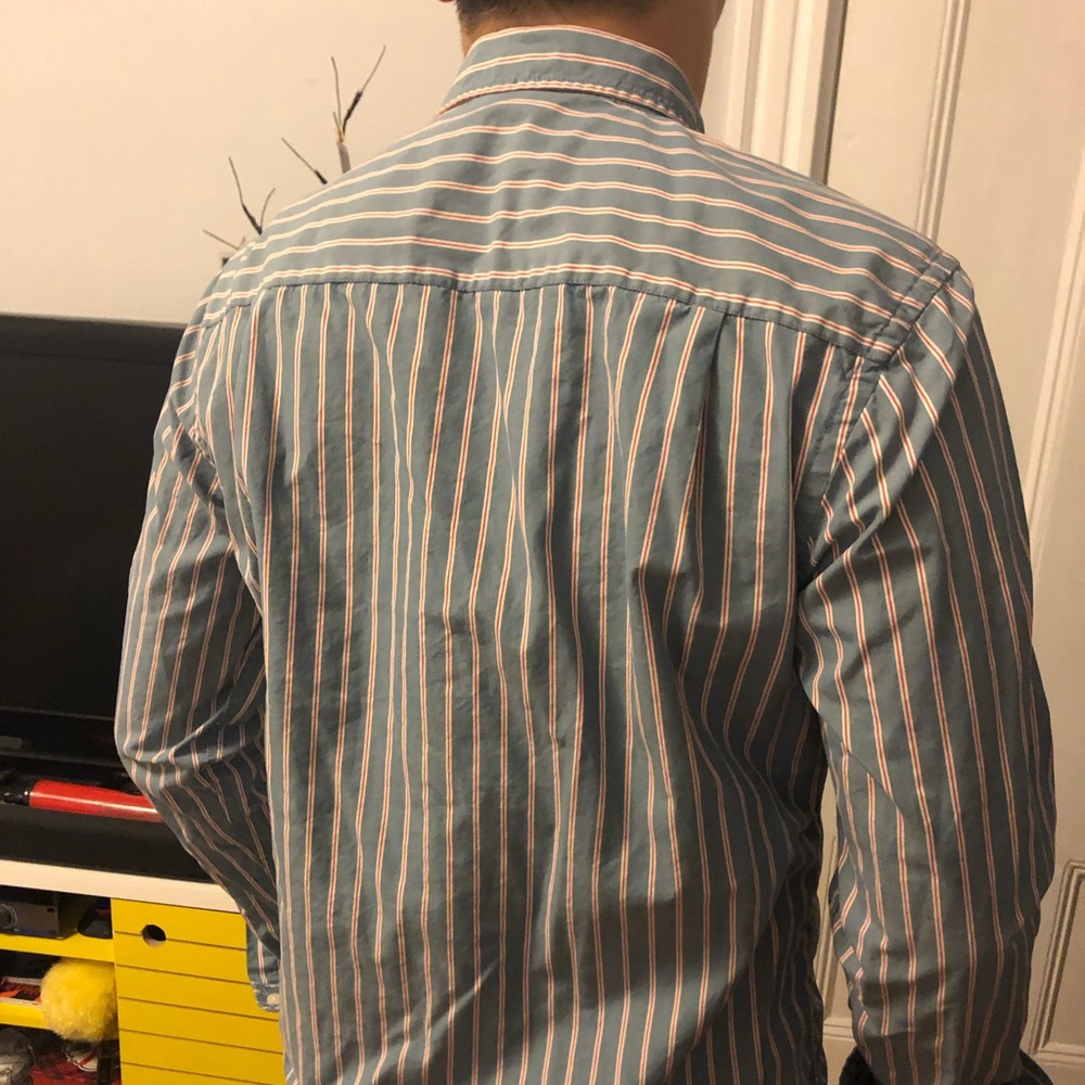 Mens Urban Outfitters Striped Shirt (Medium)